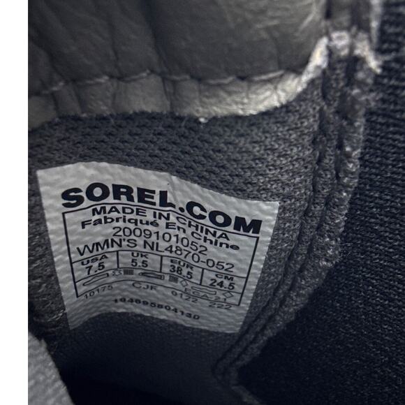 Sorel HI-Line Chelsea Boots Women 7.5 Waterproof Suede Quarry Tawny Buff Pull On - Picture 8 of 9